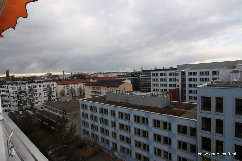 Blick vom Balkon